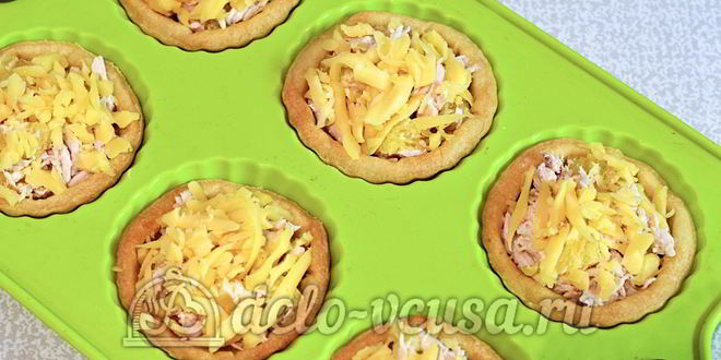 Рецепт тарталеток с курицей и апельсином