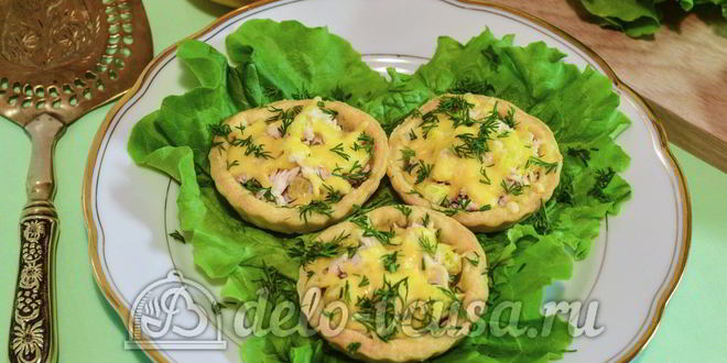 Рецепт тарталеток с курицей и апельсином