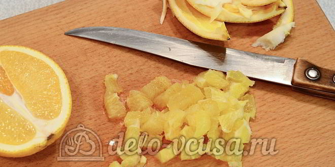 Рецепт тарталеток с курицей и апельсином