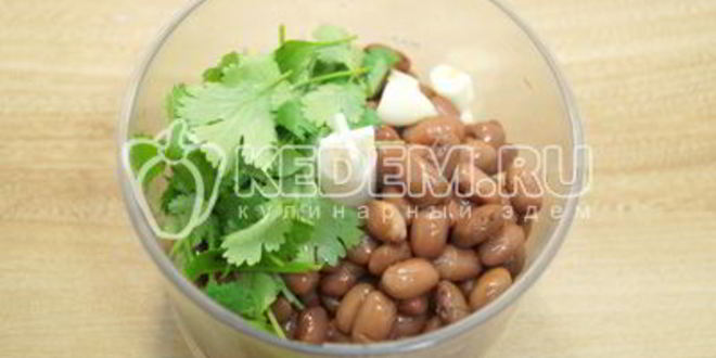 Рецепт тарталеток с паштетом из фасоли