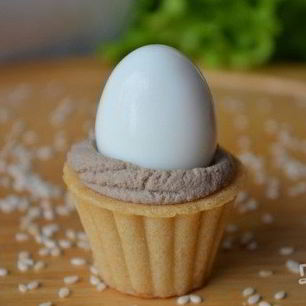 Рецепт Тарталеток с паштетом из гусиной печени