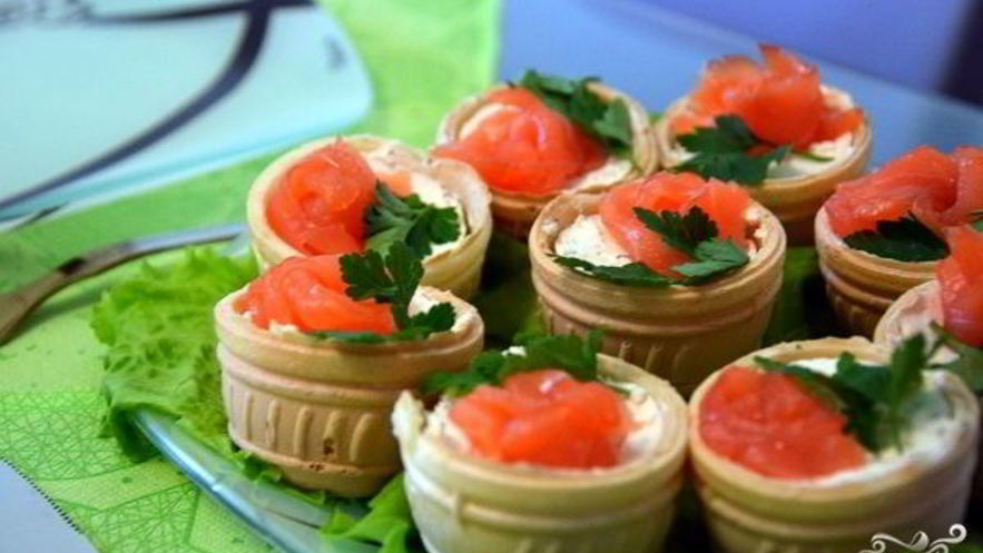 Рецепт тарталеток с сыром альметте