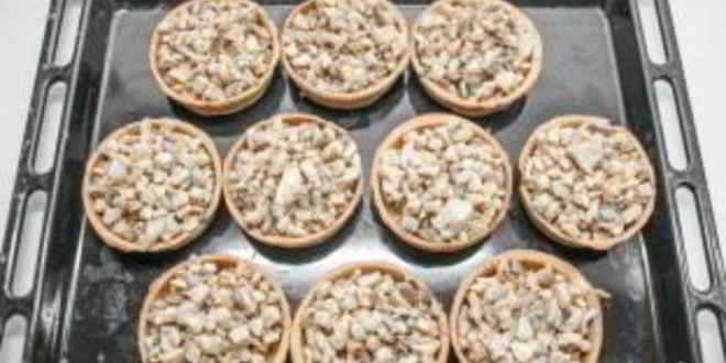 Рецепт тарталеток с сыром и грибами