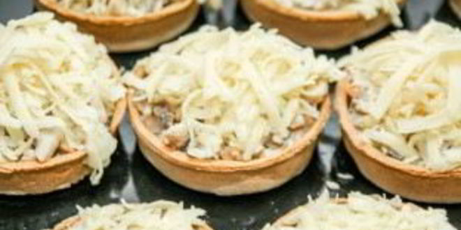 Рецепт тарталеток с сыром и грибами