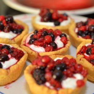 Рецепт Тарталеток в духовке с начинкой