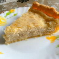 Рецепт Бананова-миндального тарт с маскарпоне