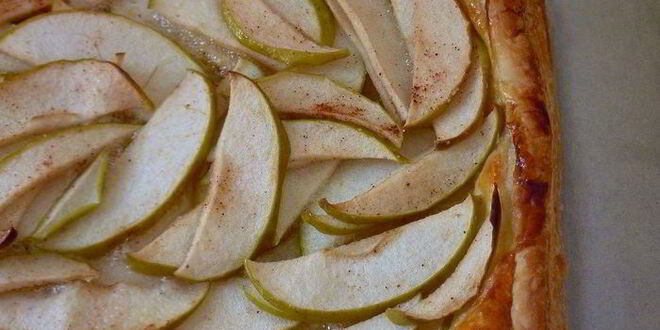 Рецепт деревенского яблочного тарта