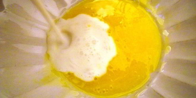 Рецепт грушевого тарта с мятной заливкой