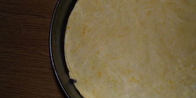 Рецепт грушевого тарта с мятной заливкой