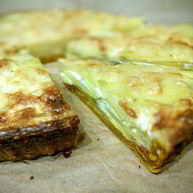 Рецепт Картофельного тарта на тыквенном тесте