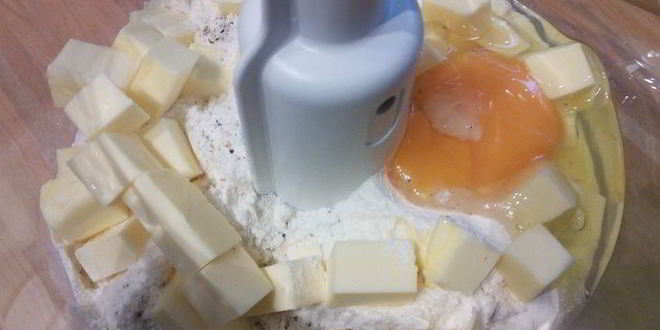 Рецепт картофельного тарта на тыквенном тесте