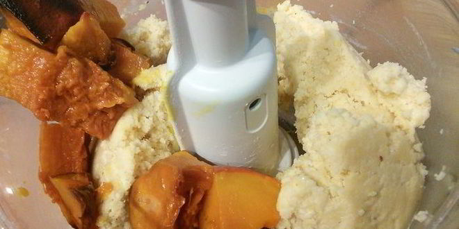 Рецепт картофельного тарта на тыквенном тесте