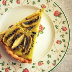 Рецепт Кремового тарта с Киви