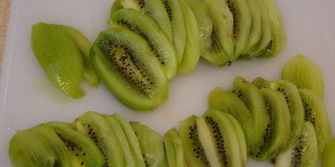 Рецепт кремового тарта с киви