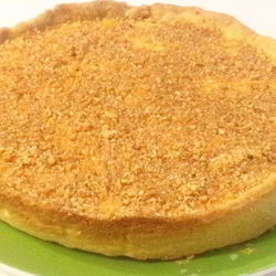 Рецепт Лимонного тарта с крем-фрешем и миндалем