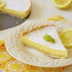 Рецепт Лимонного тарта со сгущенным молоком