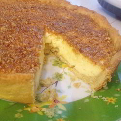 Рецепт Миндального тарта с лимонной начинкой