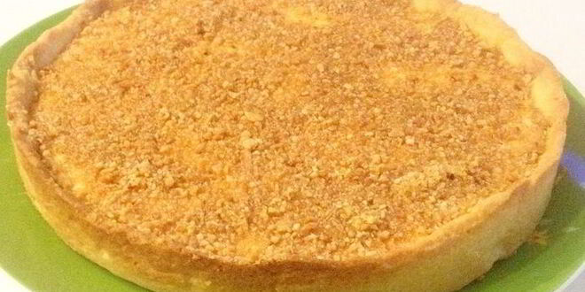 Рецепт миндального тарта с лимонной начинкой