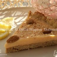 Рецепт Миндального тарта с шоколадно-грейпфрутовым кремом