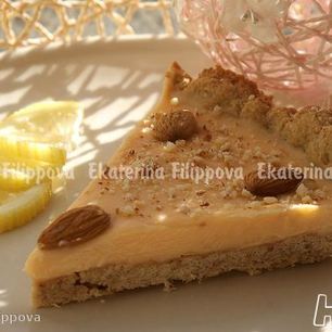 Рецепт Миндального тарта с шоколадно-грейпфрутовым кремом