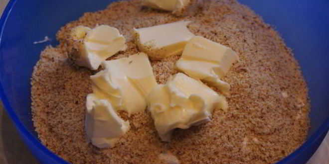 Рецепт миндального тарта с шоколадно-грейпфрутовым кремом