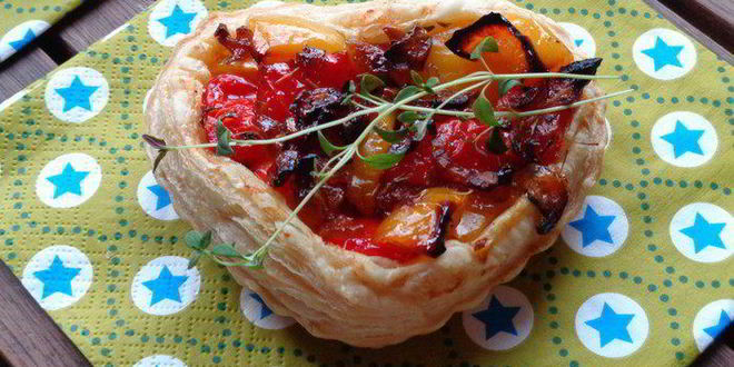 Рецепт мини-тартов со сладким перцем