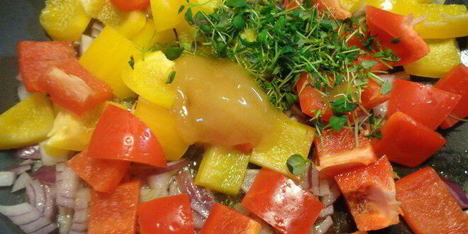 Рецепт мини-тартов со сладким перцем