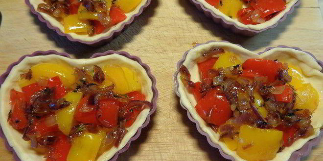 Рецепт мини-тартов со сладким перцем