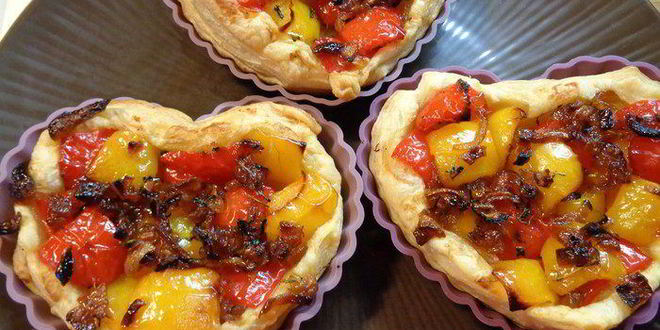 Рецепт мини-тартов со сладким перцем