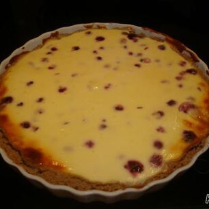 Рецепт Ржаного тарта с черной смородиной