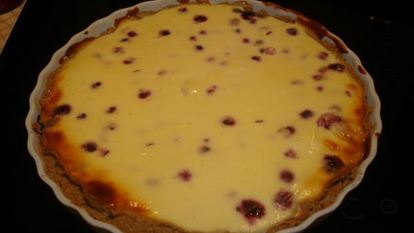 Рецепт Ржаного тарта с черной смородиной