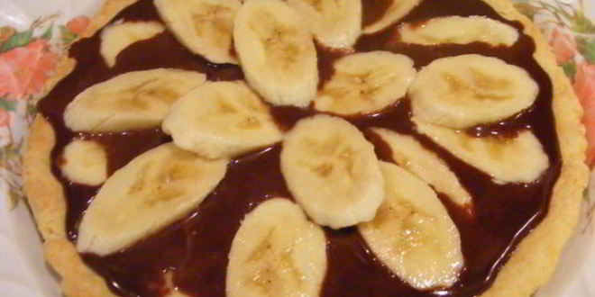 Рецепт шоколадного тарта с бананами блаженство