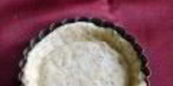 Рецепт сливового тарта с маковым тестом