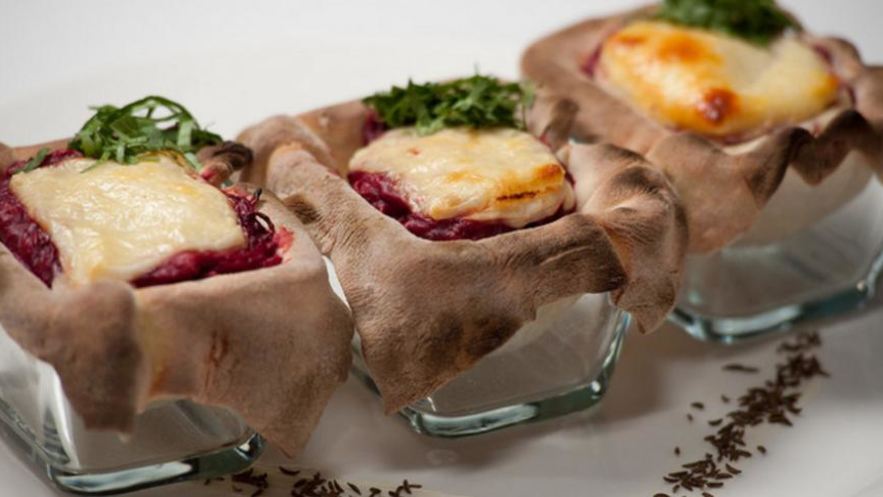 Рецепт свекольной тартеллы с тмином