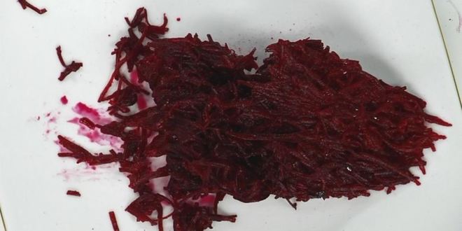 Рецепт свекольной тартеллы с тмином