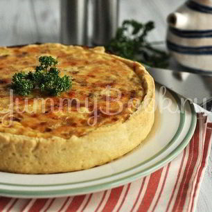 Рецепт Сырного тарта с луком