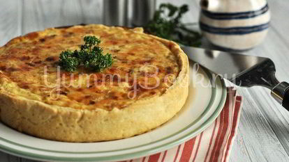 Рецепт Сырного тарта с луком
