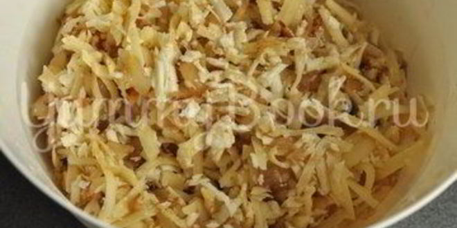 Рецепт сырного тарта с луком