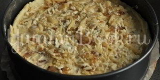 Рецепт сырного тарта с луком