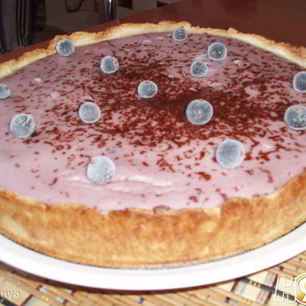 Рецепт Тарта йогуртово-творожно-банановый