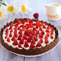 Рецепт Тарта Клубичного лес