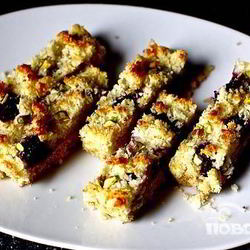 Рецепт Тарта с ежевикой и фисташками