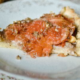 Рецепт Тарта с грушей и грейпфрутом