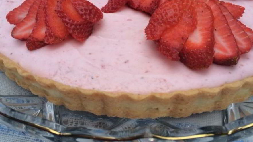 Рецепт тарта с клубничным муссом