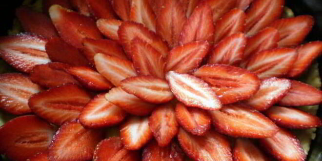 Рецепт тарта с клубникой и белым шоколадом