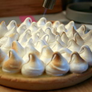 Рецепт Тарта с лимонной начинкой и белковым кремом