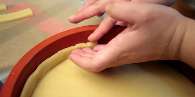 Рецепт тарта с лимонной начинкой и белковым кремом