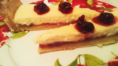 Рецепт Тарта с малиновым вареньем