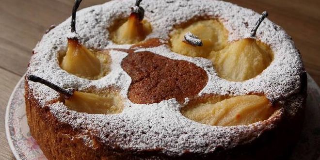 Рецепт тарта с миндальным кремом и мариноваными грушами мечта