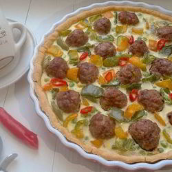 Рецепт Тарта с мясными фрикадельками